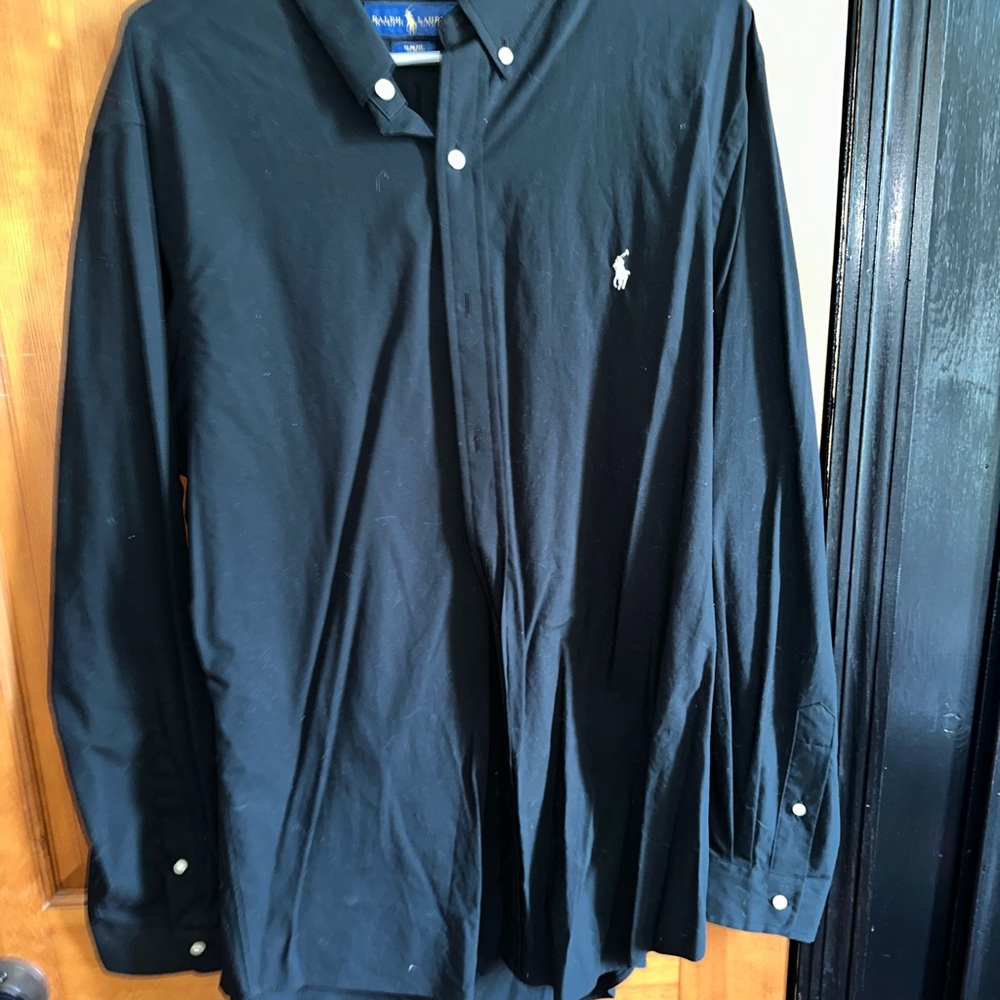 Ralph Lauren Black Casual Button Down Shirt